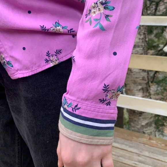 📌 Southern Tide Floral Print Button Button Down - Picture 5 of 6